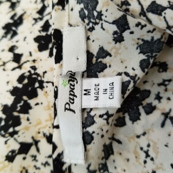 Papaya black and white tunic mini dress - Picture 5 of 6